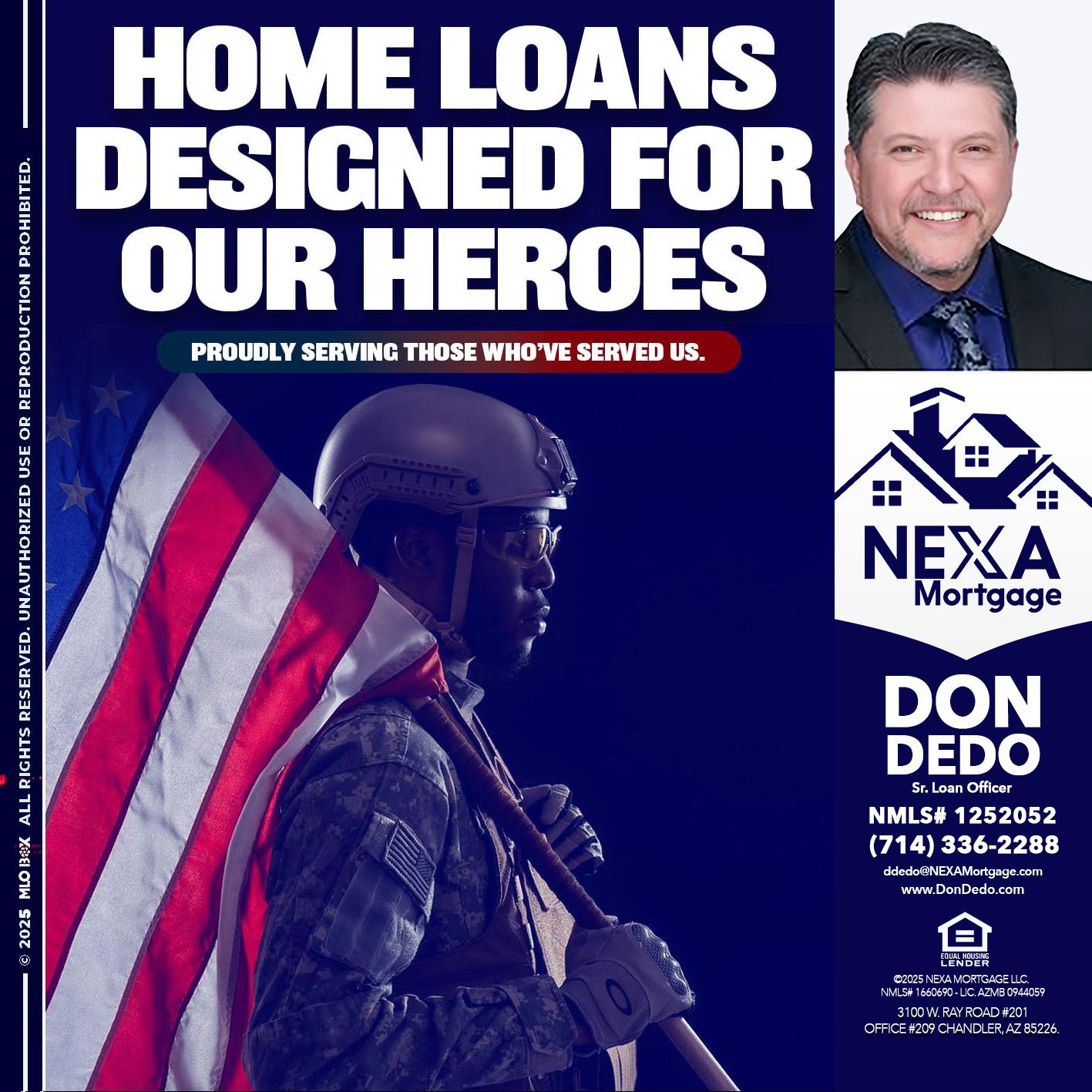home loans - Don Dedo -Mortgage Loan Originator