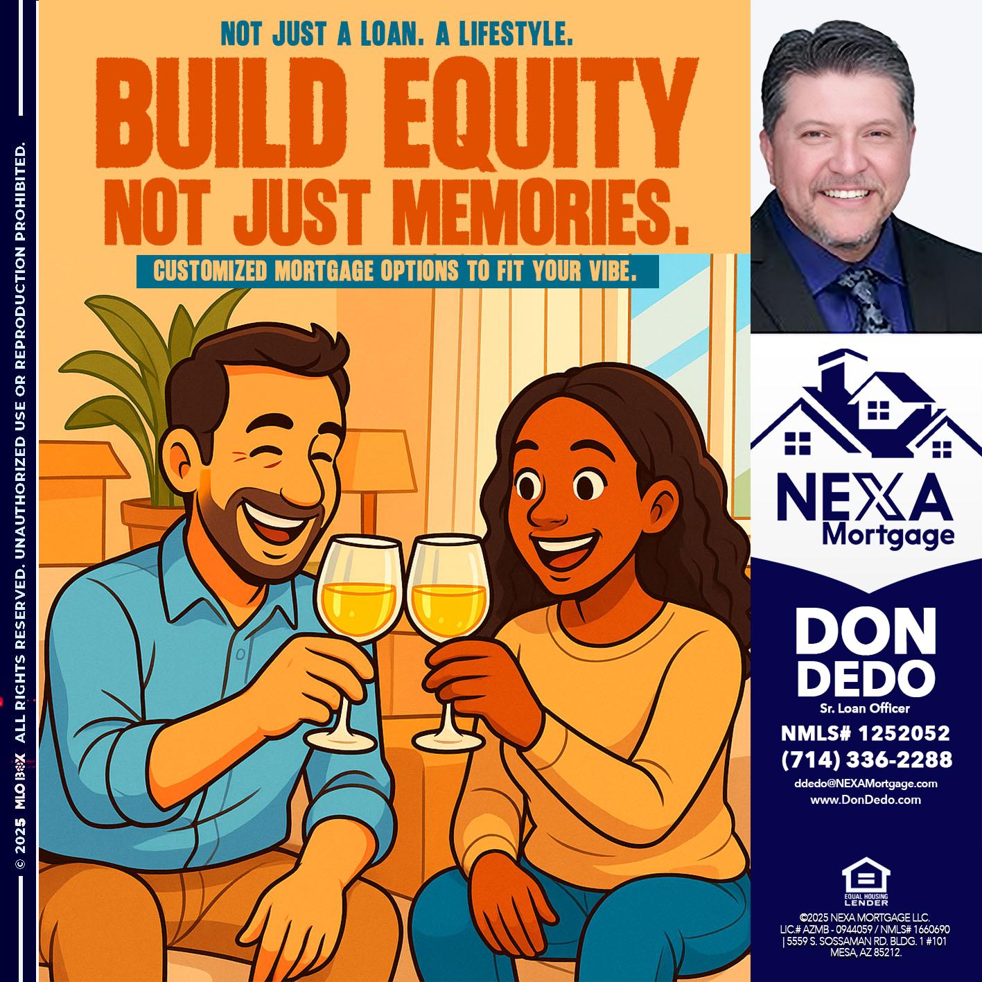 BILD EQUITY - Don Dedo -Mortgage Loan Originator