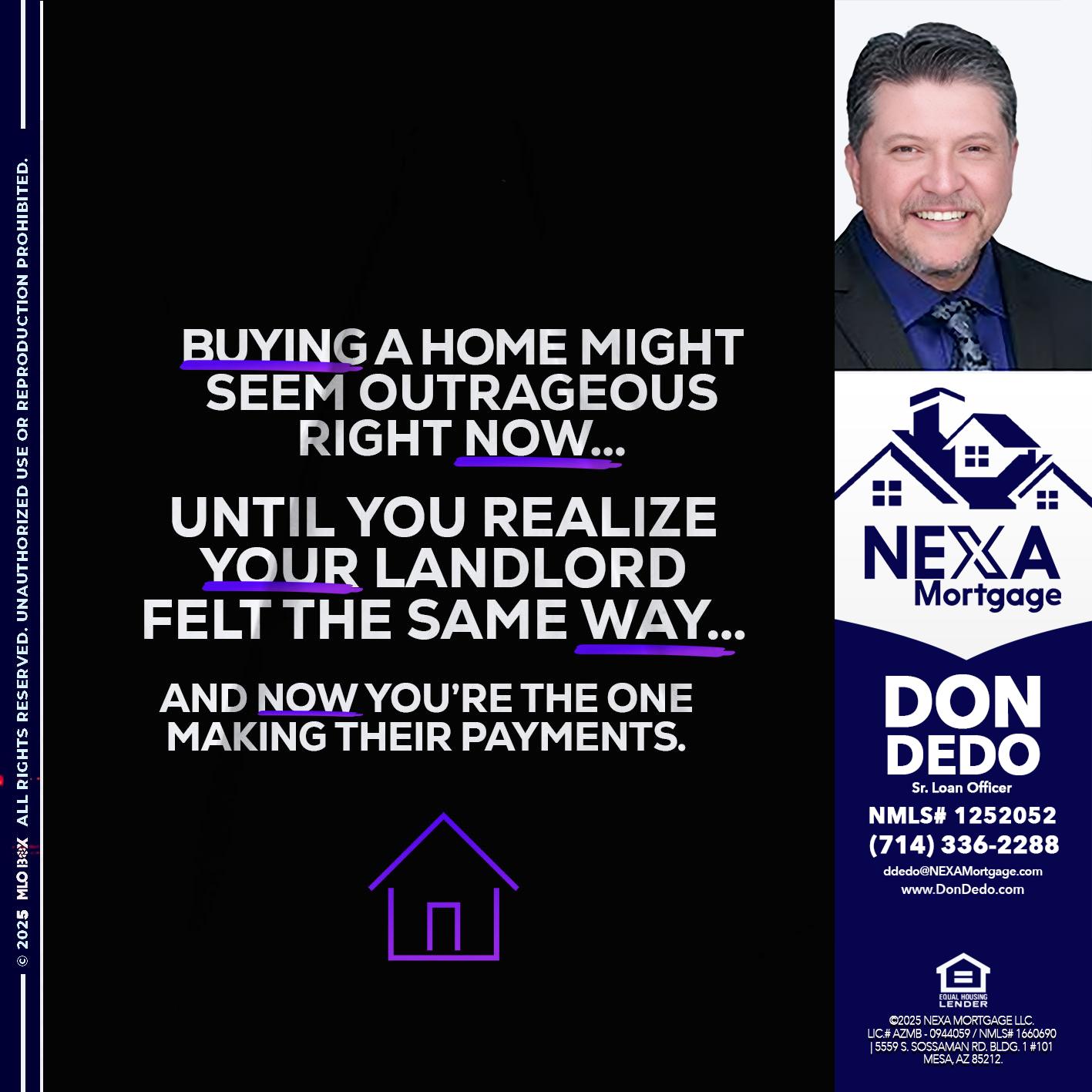 BUYING A HOME - Don Dedo -Mortgage Loan Originator