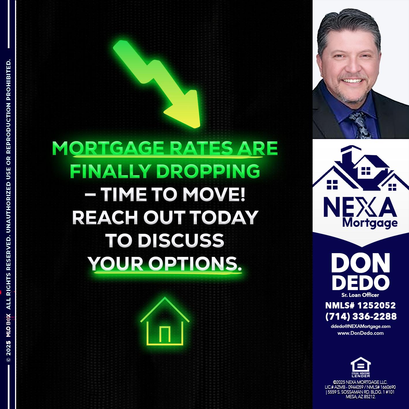 MORTGAGE RATES - Don Dedo -Mortgage Loan Originator