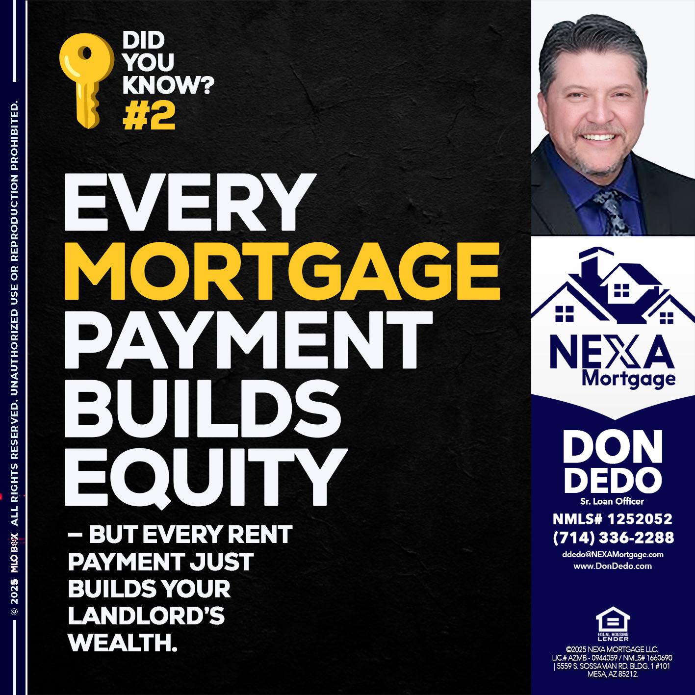 DID YOU KNOW? - Don Dedo -Mortgage Loan Originator
