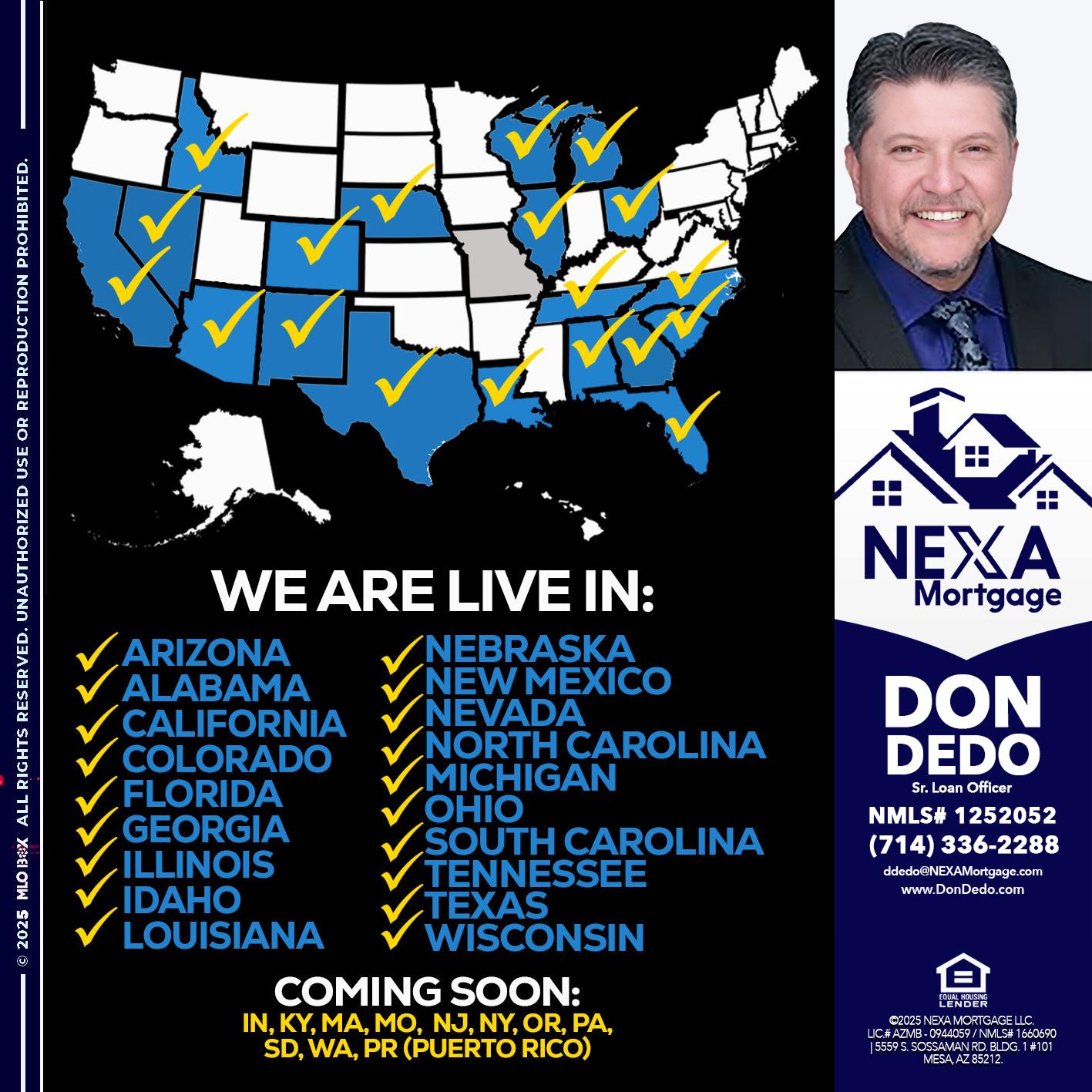 New Mexico live - Don Dedo -Mortgage Loan Originator