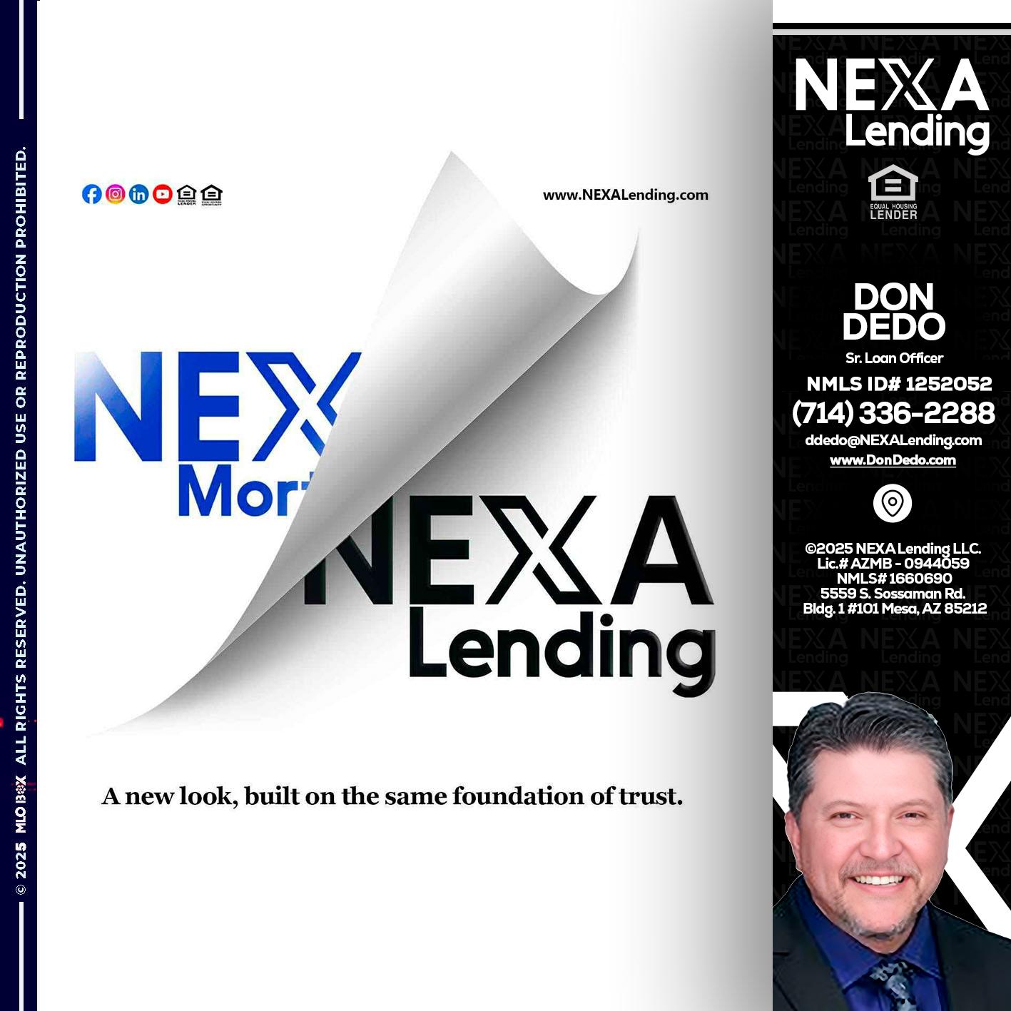 NEXA LENDING - Don Dedo -Mortgage Loan Originator