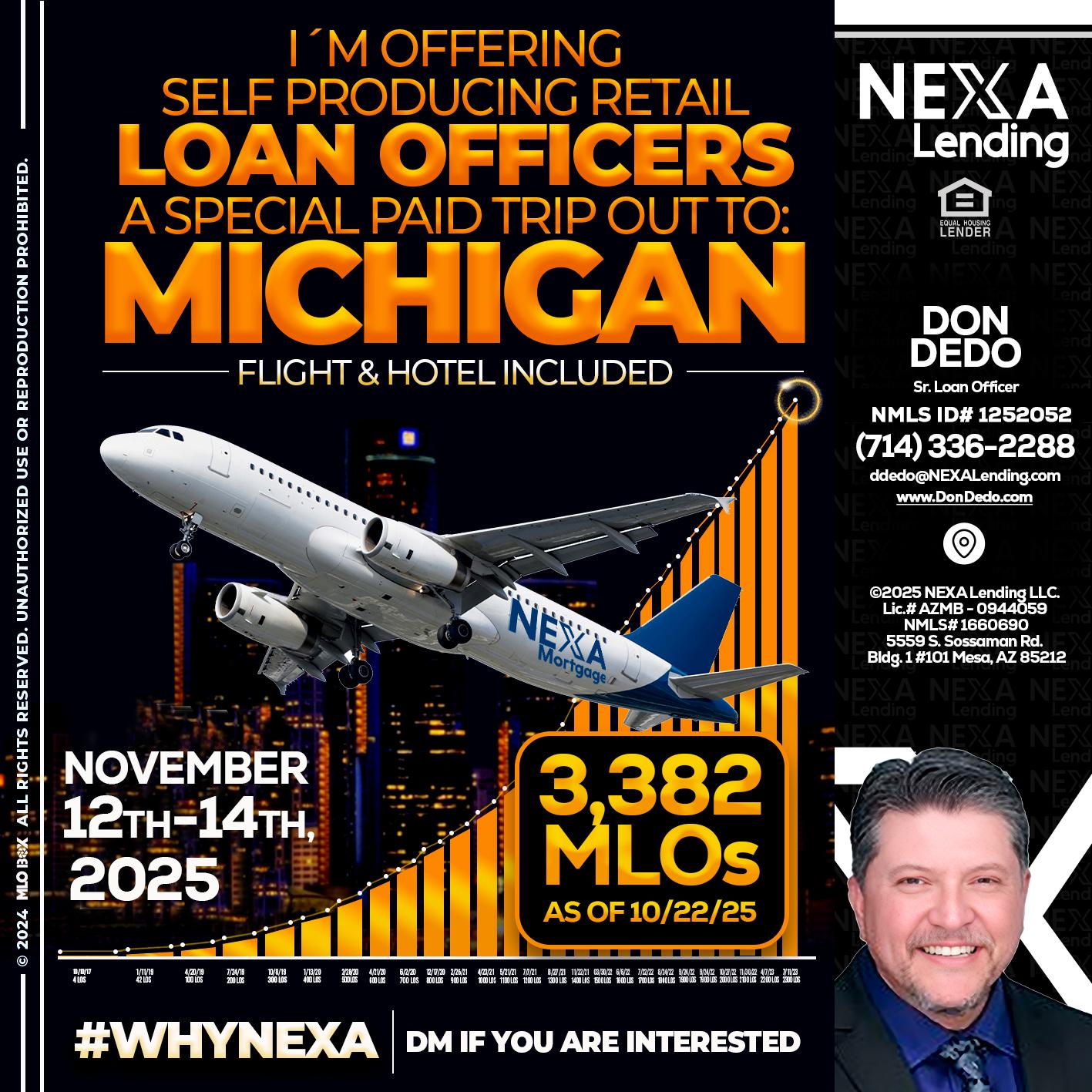 michigan trip - Don Dedo -Mortgage Loan Originator
