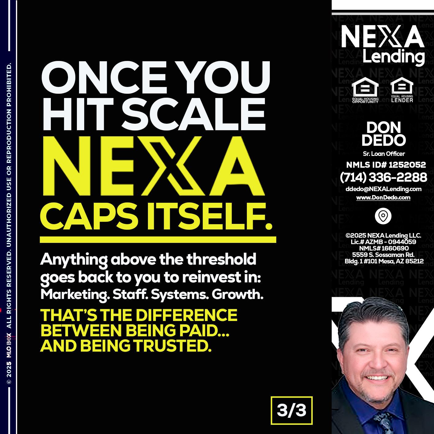 3 OF 3 - Don Dedo -Mortgage Loan Originator