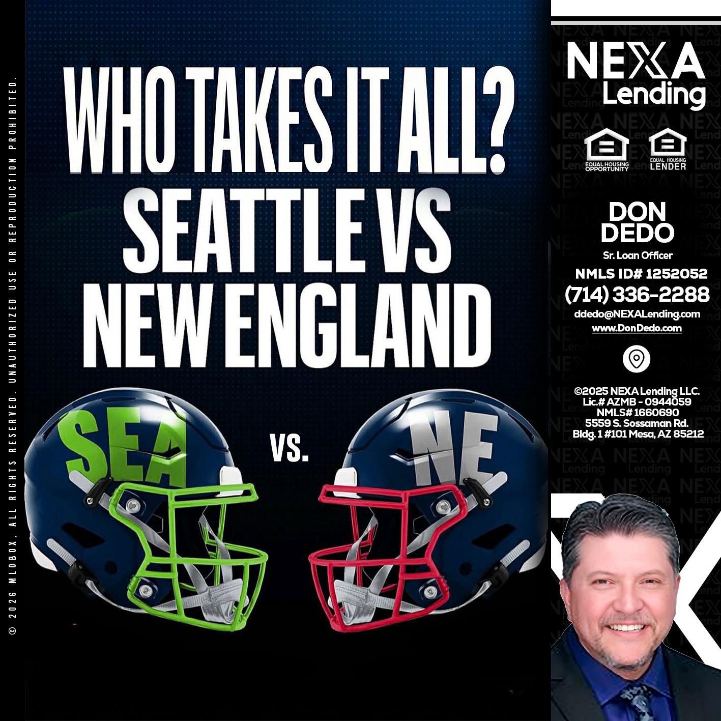 WHO TAKE IT ALL? - Don Dedo -Mortgage Loan Originator