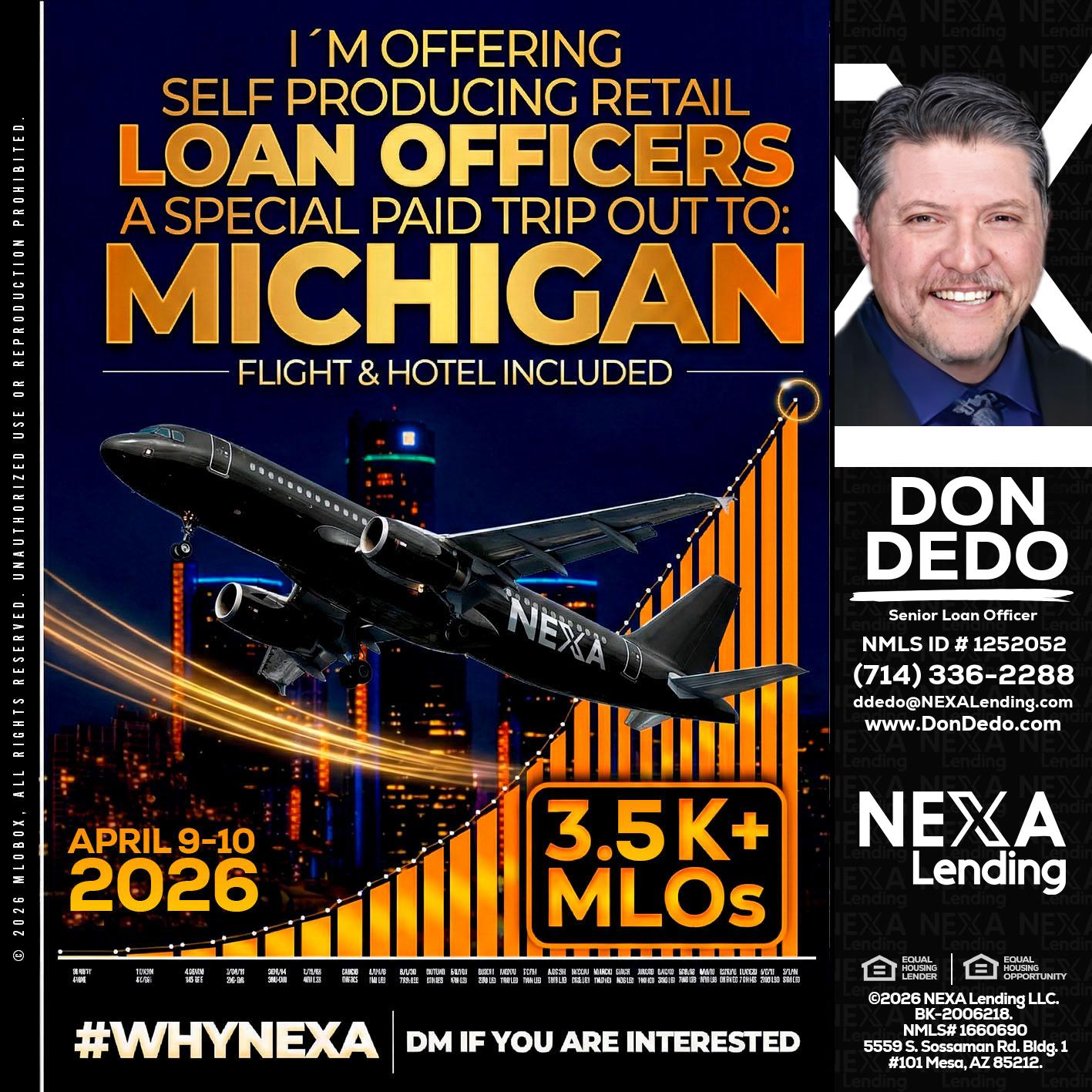 3.5K - Don Dedo -Mortgage Loan Originator